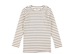 Name It mocha meringue striped blouse
